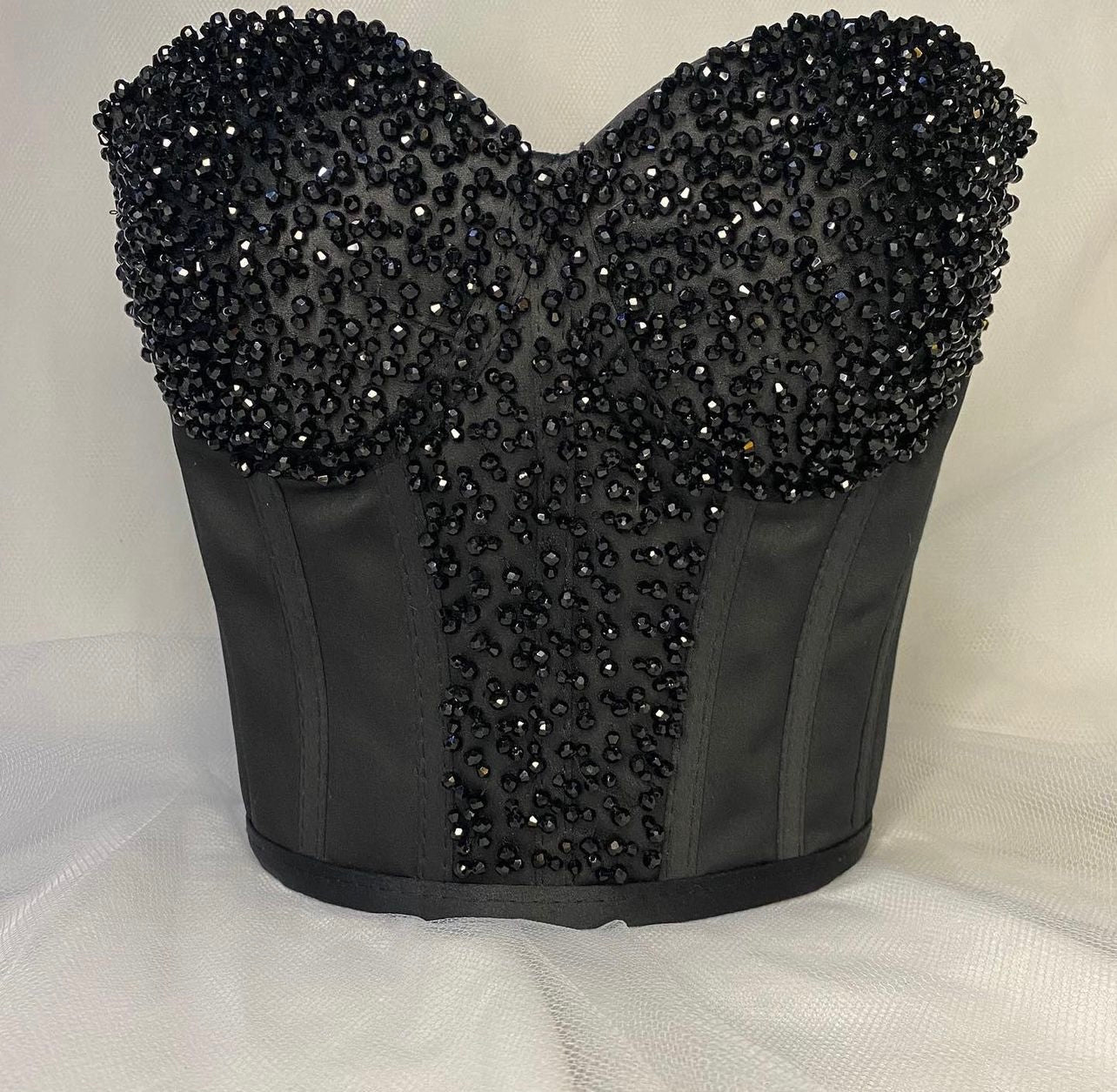 Pearly Corset for Women, Handmade Stone-Embellished Elegant Pearl Corset for Women - Perfect for Day and Night Parties and Weddings